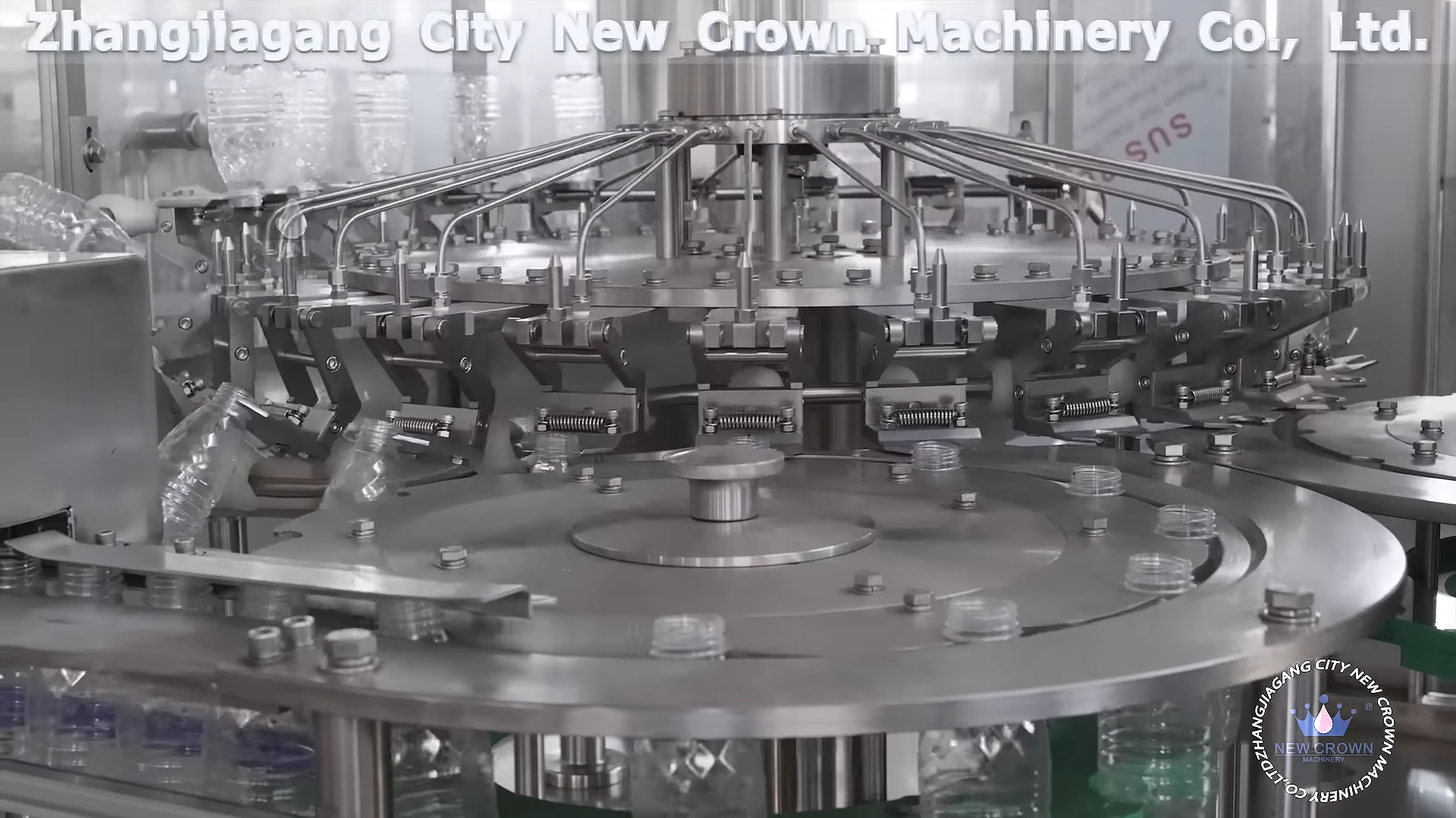 CGF24 24 8 PET bottle water filling bottling machine