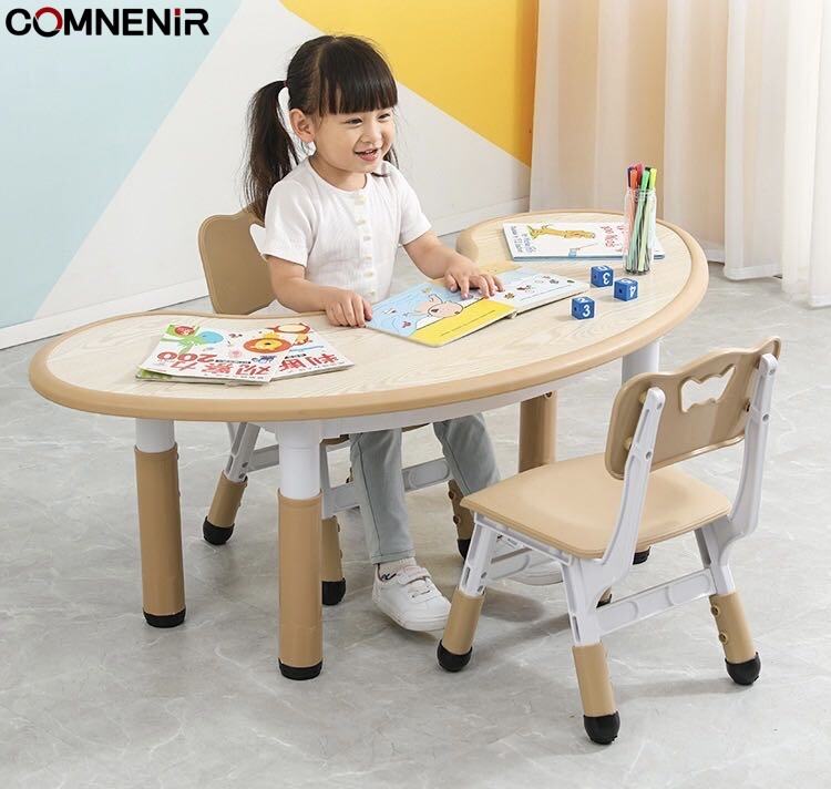 Montessori Wooden Preschool Furniture Set Kids Table and Chair Set Free Classroom Layout Design One-Stop School Supplier