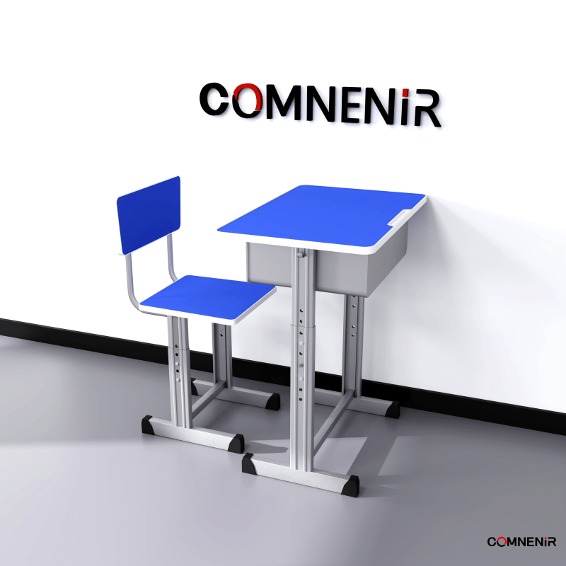 Popular Smart Classroom Aluminum Alloy School Desk Furniture High Quality School Chairs for single student to ues