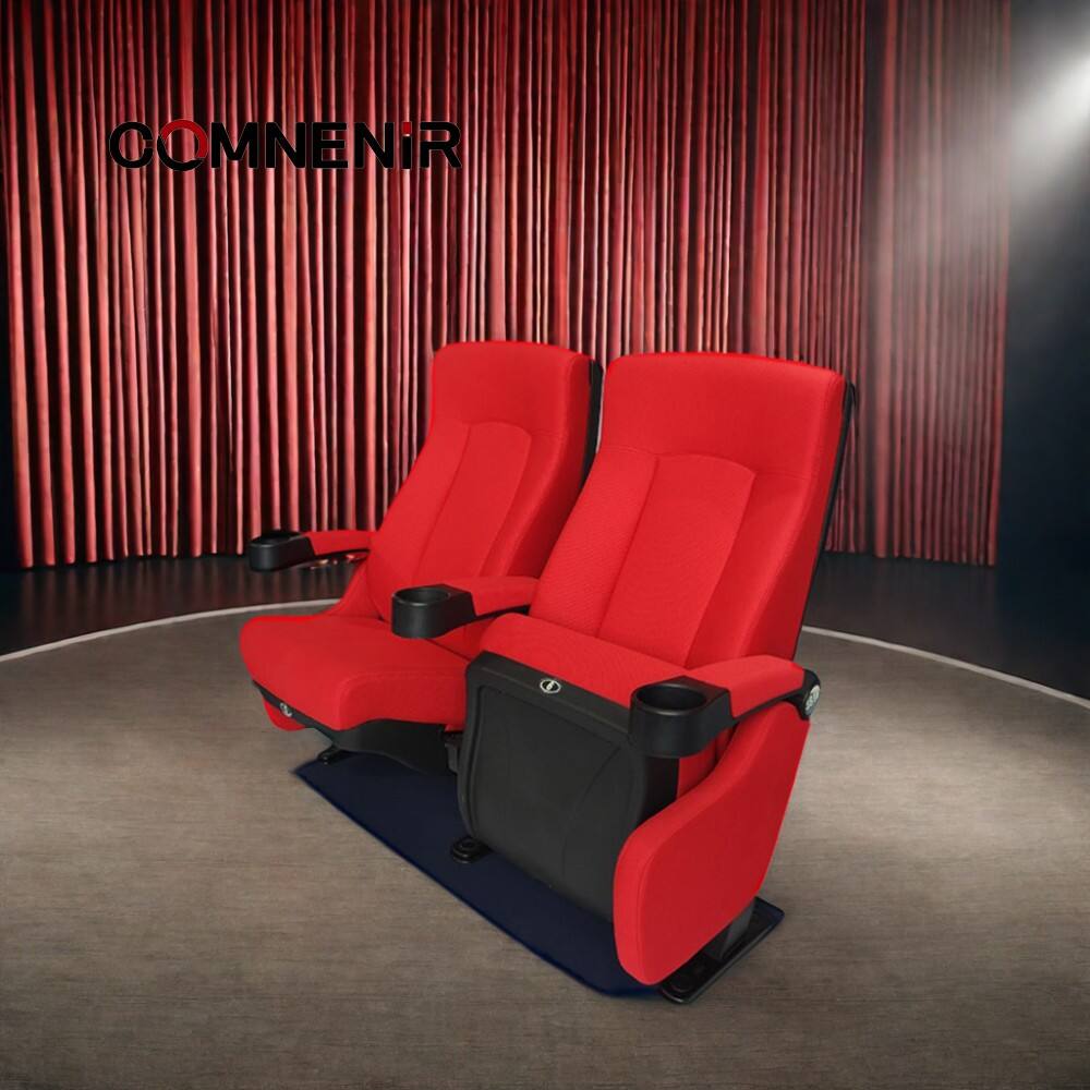 Modern design Theater Folding Seat Hall Auditorium Chair plastic Church chair with writing pad