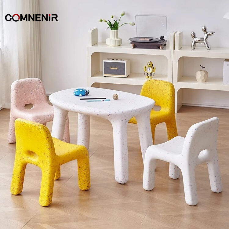 COMNENIR New Design Plastic Children Kindergarten Furniture sets Kids Chair