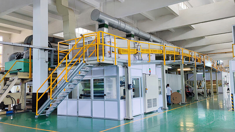 línea de recubrimiento de 2 metros de ancho