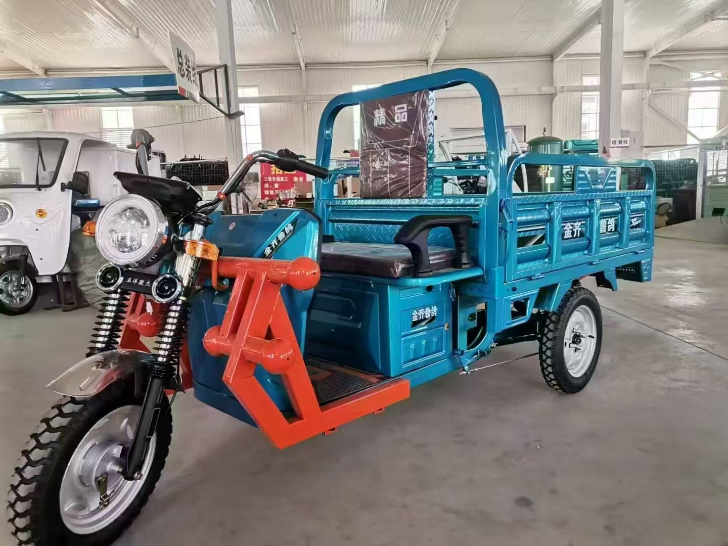 China New 1000W 1500W Three Wheel Cargo Electric Tricycle 1.5M and 1.8M