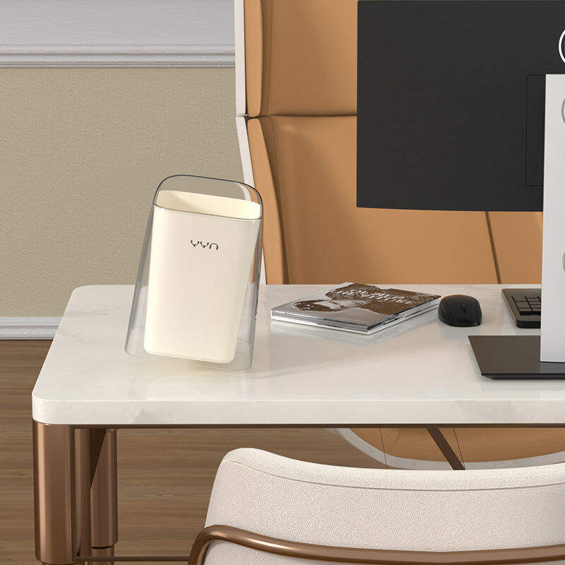 Desktop Lidded Trash Can