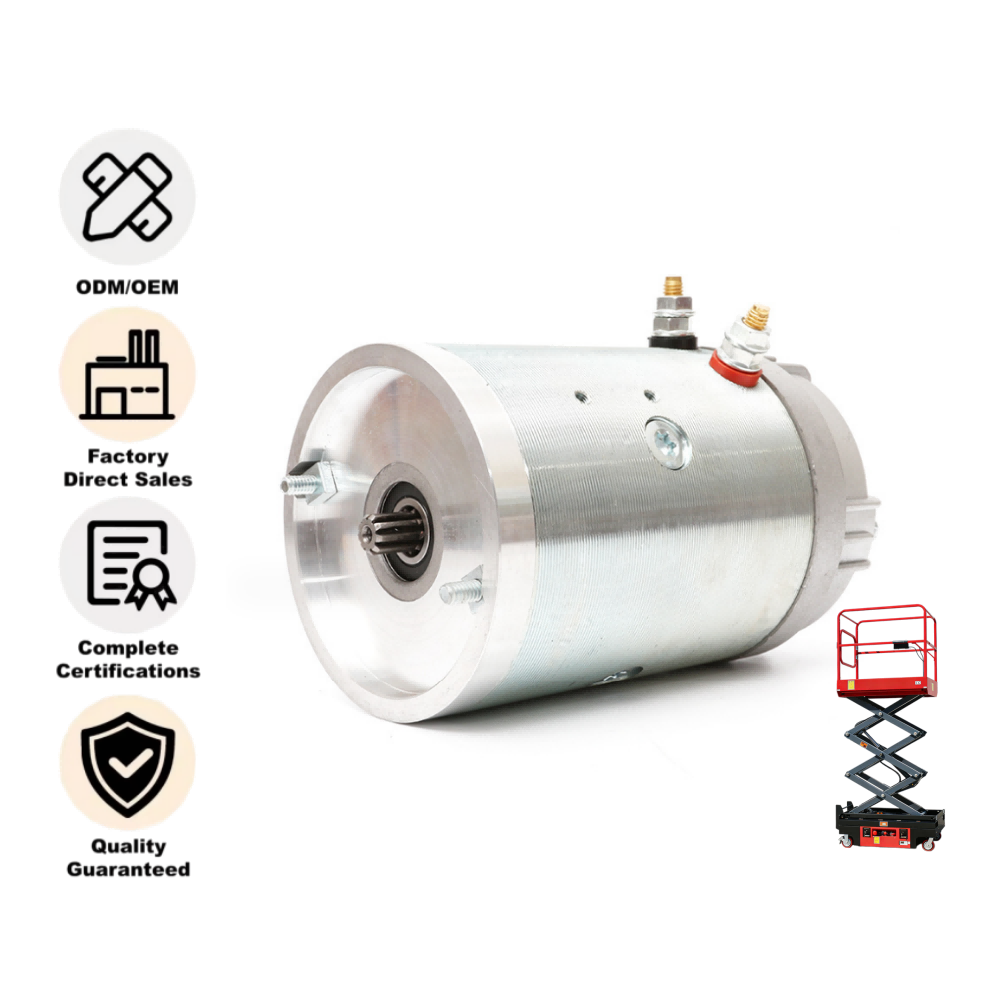RM22LTBX-24V 2200 W DC-motor med beskyttelsesgrad IP54 til køretøjskraftenheder