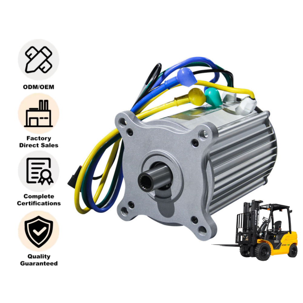 RM145 1,5 kW 48V DC motor za električni pallet jack (forklift)