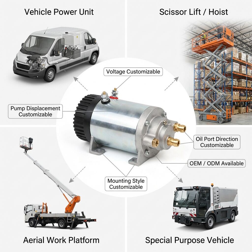 มอเตอร์กระแสตรง RM16LTBX-12V 1600 วัตต์ IP54 สำหรับหน่วยจ่ายพลังงาน ...