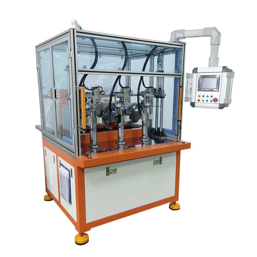 NLRT-14AS 3-Station Flyer-Type Segmented Stator Winding Machine