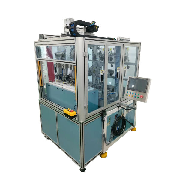 NLRT-04BS 4-stanová jehlová vnitřní zavíjecí stroj na státory (automatická)