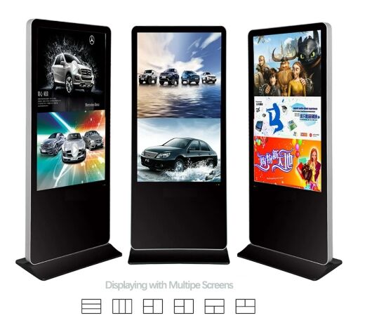 The article caption: new designs in the field of indoor advertising displays