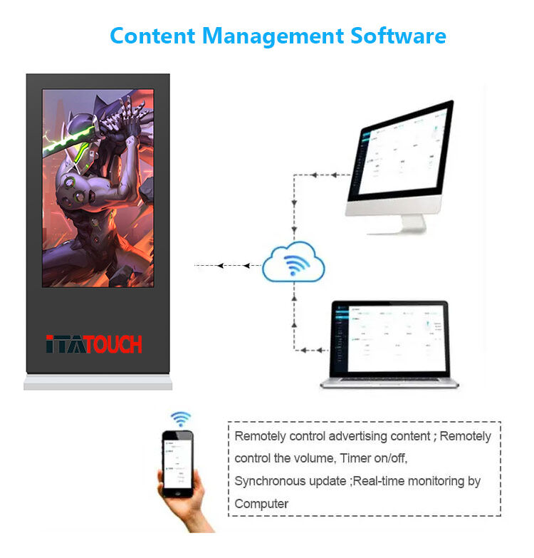 Cooling System Integrated Displays 