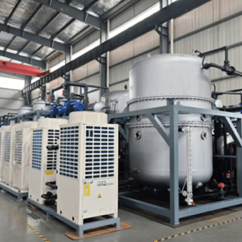 60-Ton/Gün Düşük Temperatur Isı Nasosu Vakuum Buxarlandırıcı