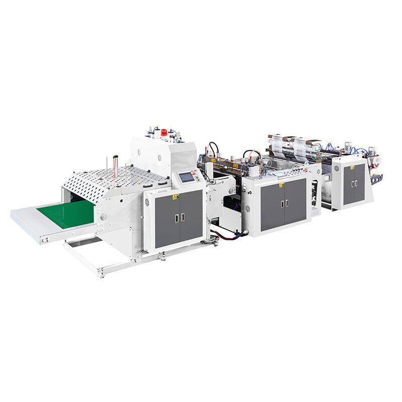 Hoge-snelheid automatische T-shirt tas maakmachine (twee lijnen)