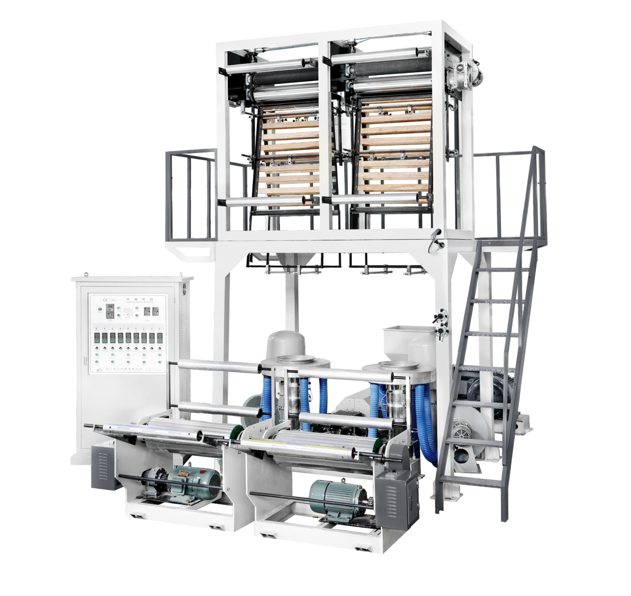 Film Blowing Machine Film Blowing Machine with Dual - Screw Extrusion System