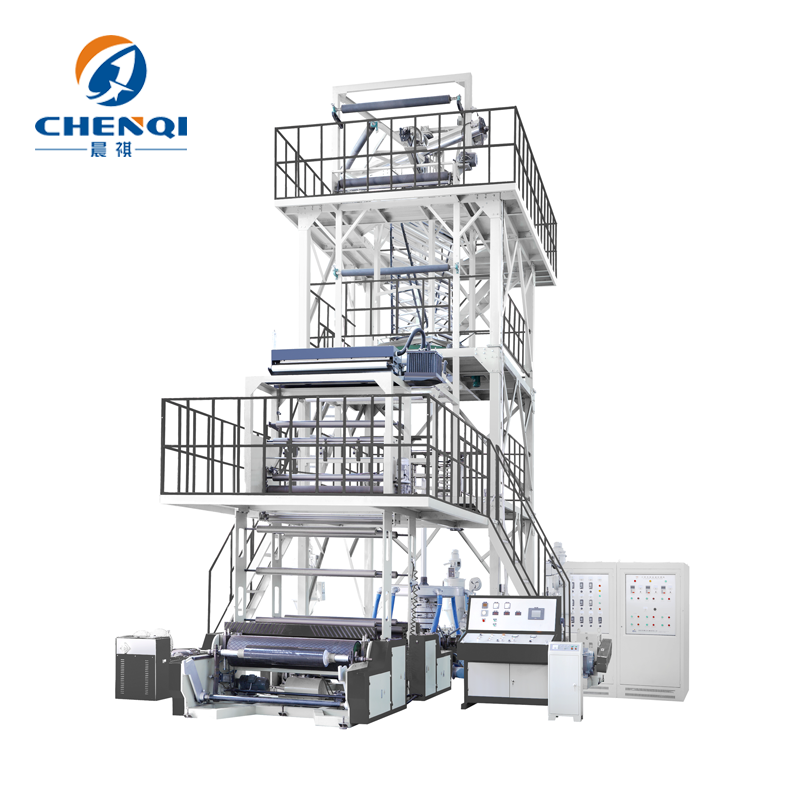 Three-layer Film Blowing Machine Plastic Extruder Machine Polyethylene Greenhouse Film Blowing Machine Price