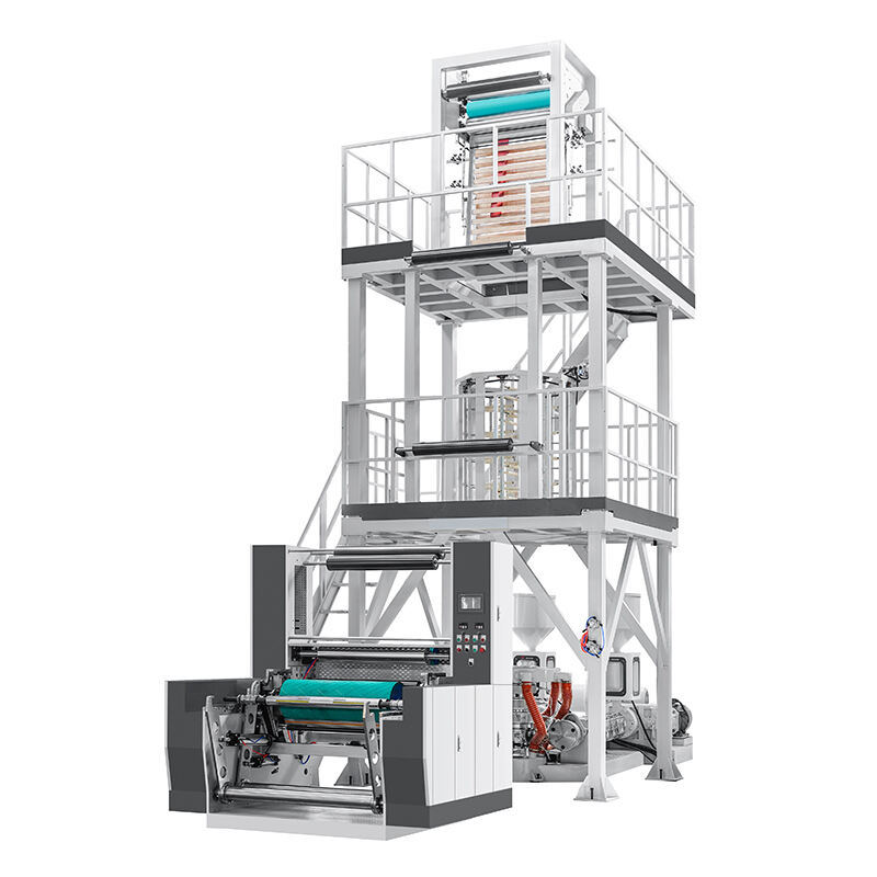 Aba Film Blowing Machine Single Winding Belt Met secundaire trekgordel