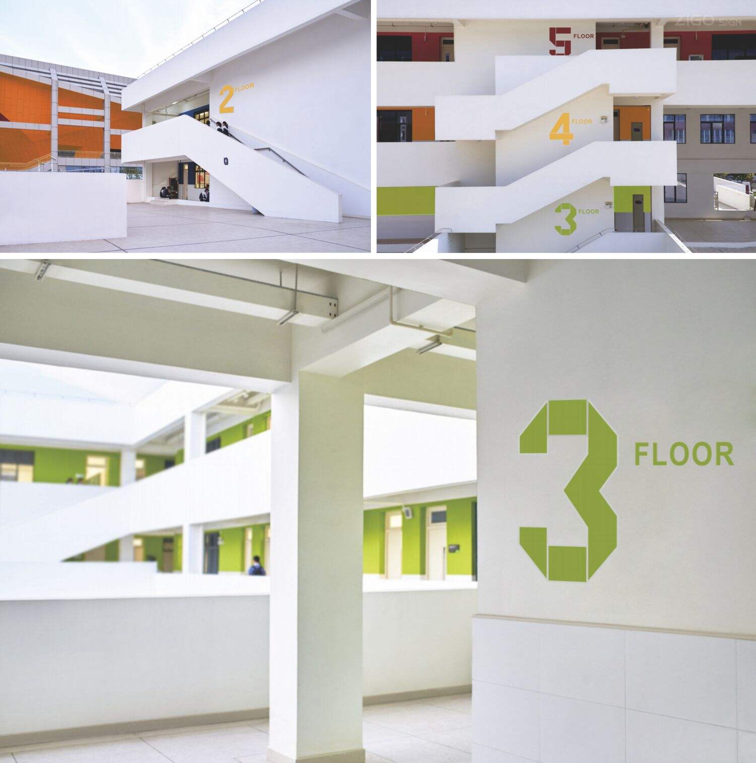 OCT Waterfront Primary School Signage & Wayfinding System: Building a Warm Campus Wayfinding Memory