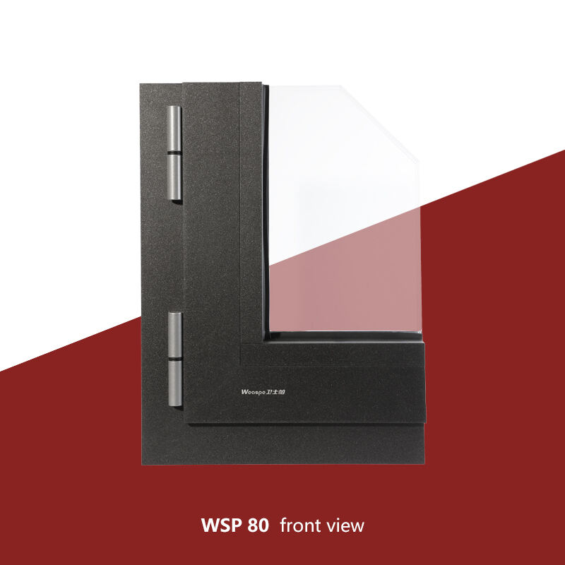 חלונות נטיה והפיכה חסכומי אנרגיה Weaspe 80 WSP 80 זכוכית כפולה טרמוסטטית עם מברק נמוך, מסגרת אלומיניום עם שבירה תרמית, בידוד לבית, התנגדות להשפעה