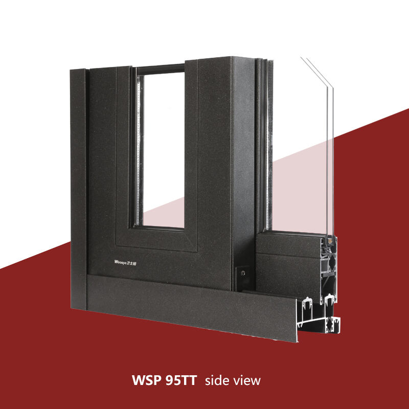 דלת מחליקה פרימיום WSP 95TT - נושא משקל של 150 ק
