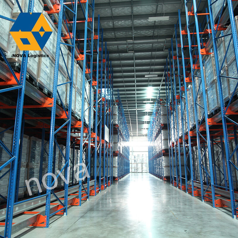 High-Density Storage Configuration Maximizing Warehouse Space