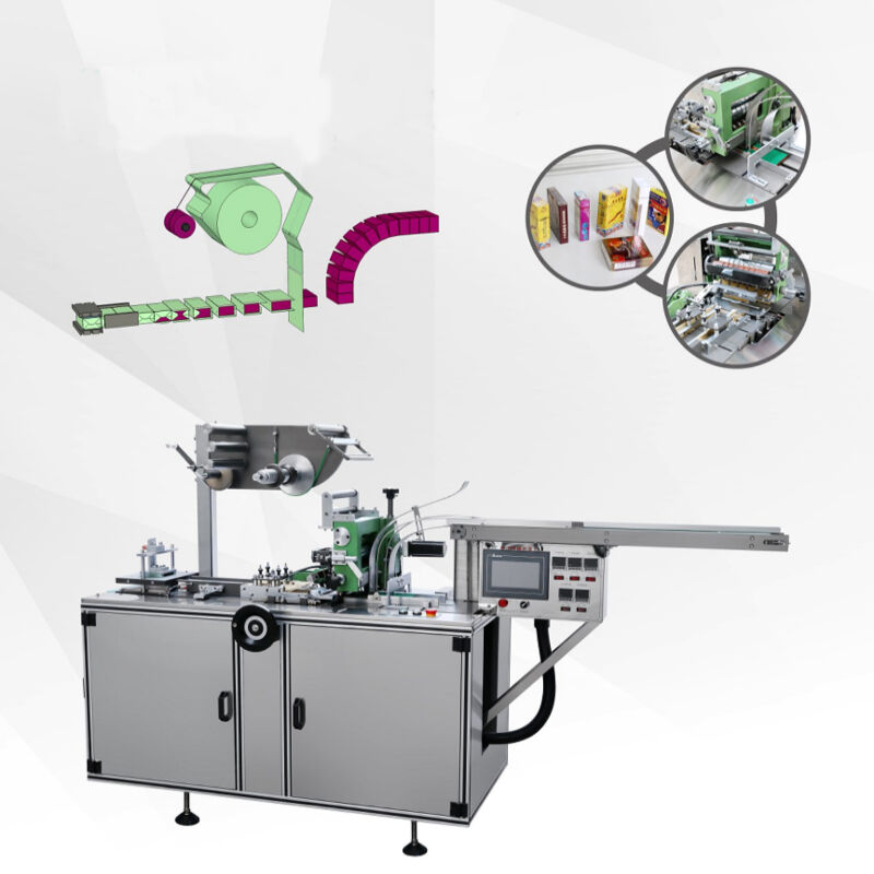 Automatic cellophane wrapping machine