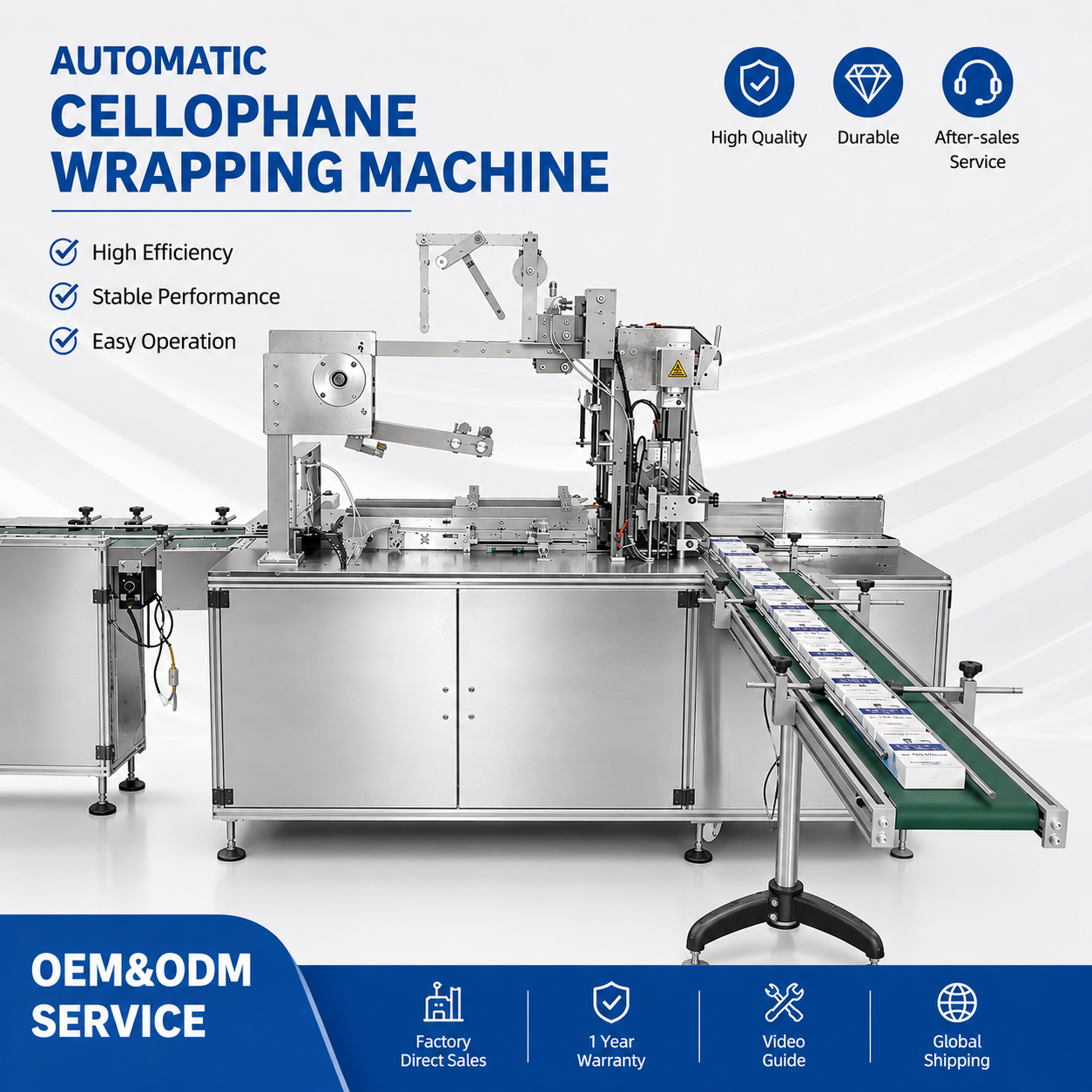How to select the right automatic cellophane wrapping machine for your factory?