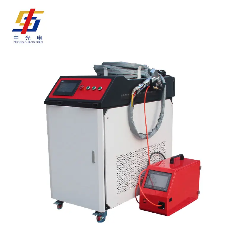What are the unique features of a laser welding machine?