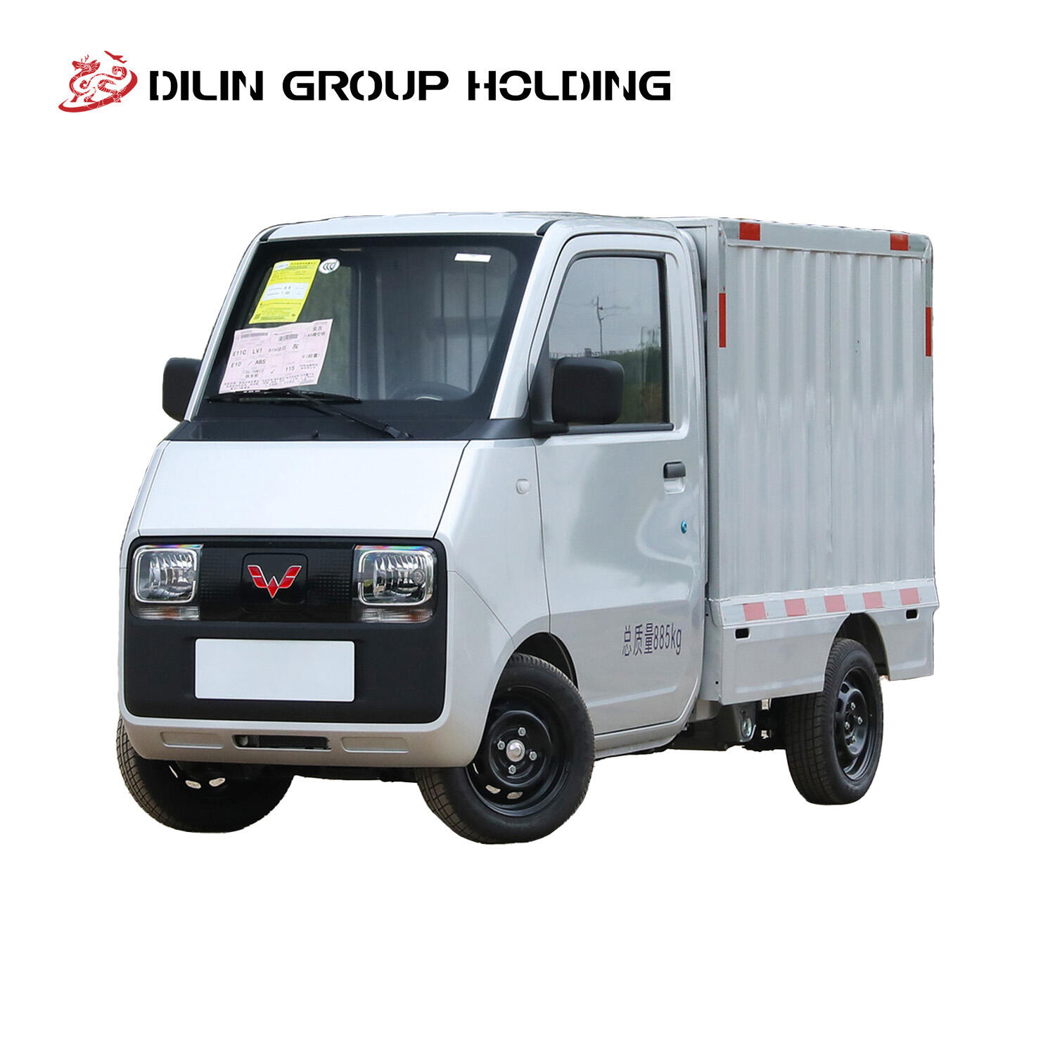 2023 High Quality Wu Ling E10, Left-Hand Drive 1 Seats Intelligent Pure Electric Vehicle, Mini Van Car