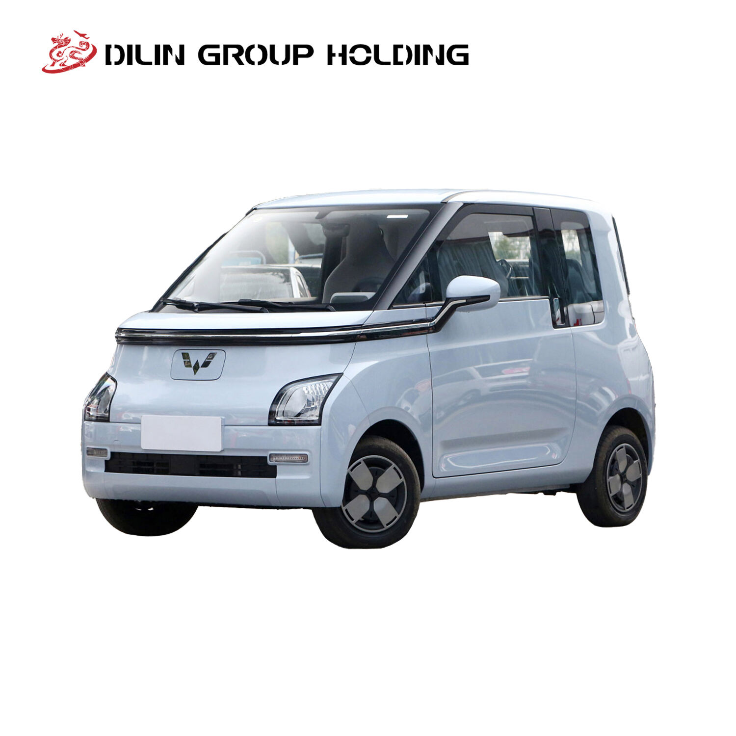 2024 High Quality Wu Ling Air EV Qing Kong, Left-Hand Drive 4 Seats Intelligent Pure Electric Vehicle, Mini Hatchback Car