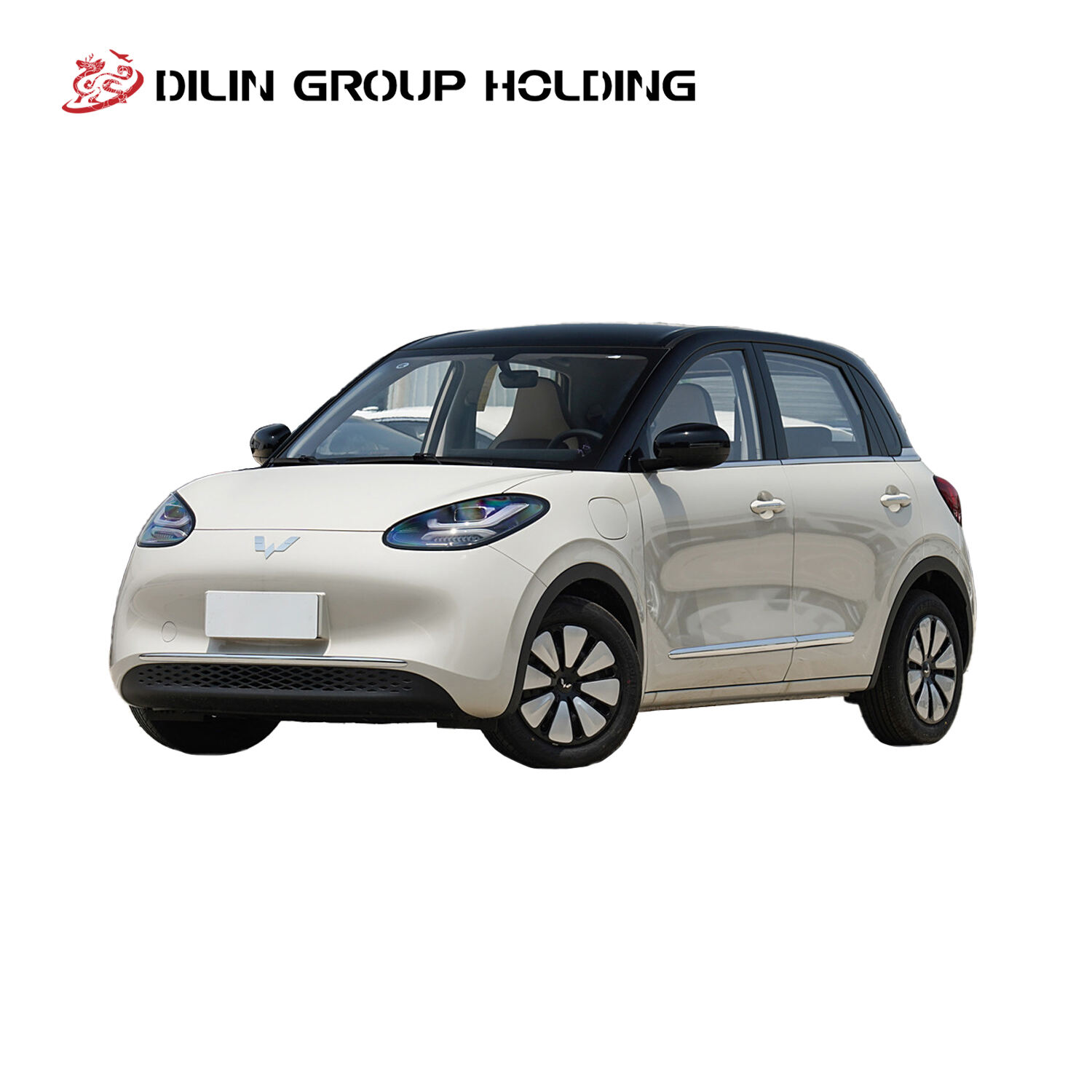 2024 High Quality Wu Ling Bingo, Left-Hand Drive 4 Seats Intelligent Pure Electric Vehicle, Small Hatchback Car