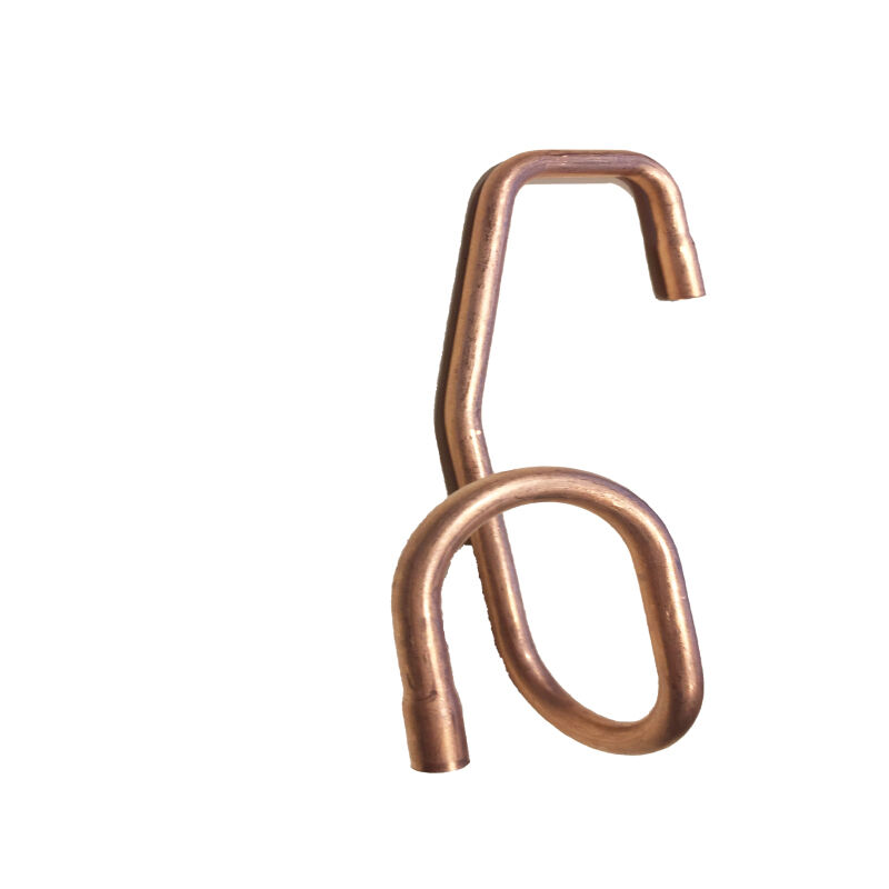 Copper connecting pipe elbows are custom-made for the sub-assembly of washing machines