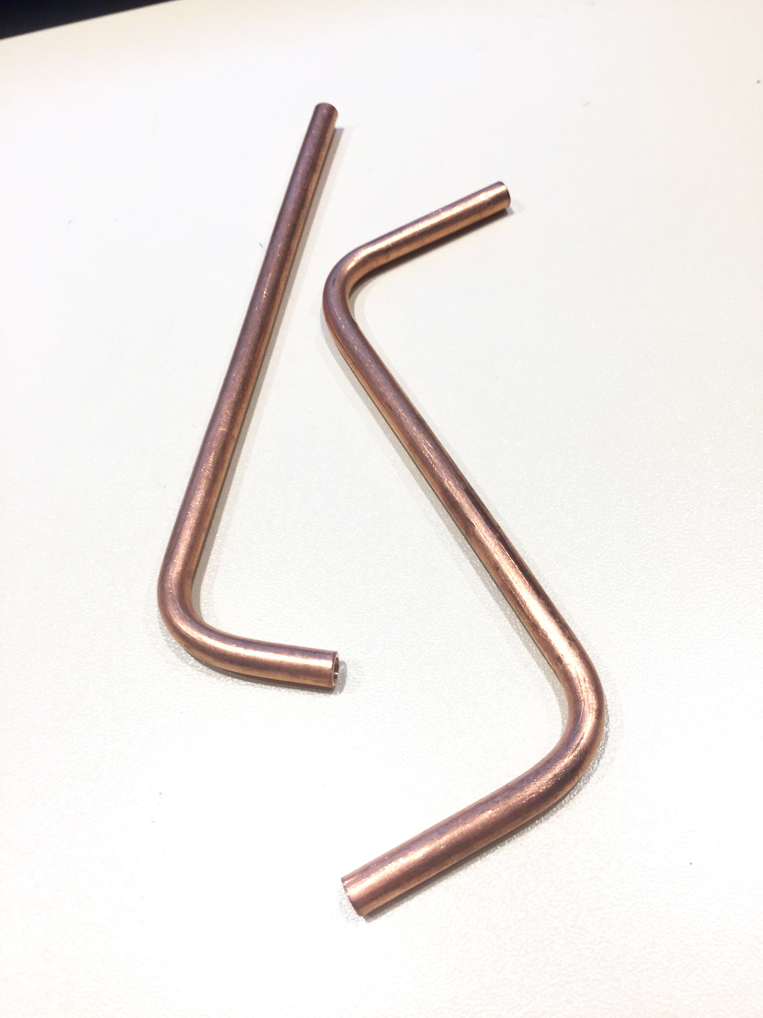 ⌀4.8 Custom processing of copper elbow pipes for washing machines