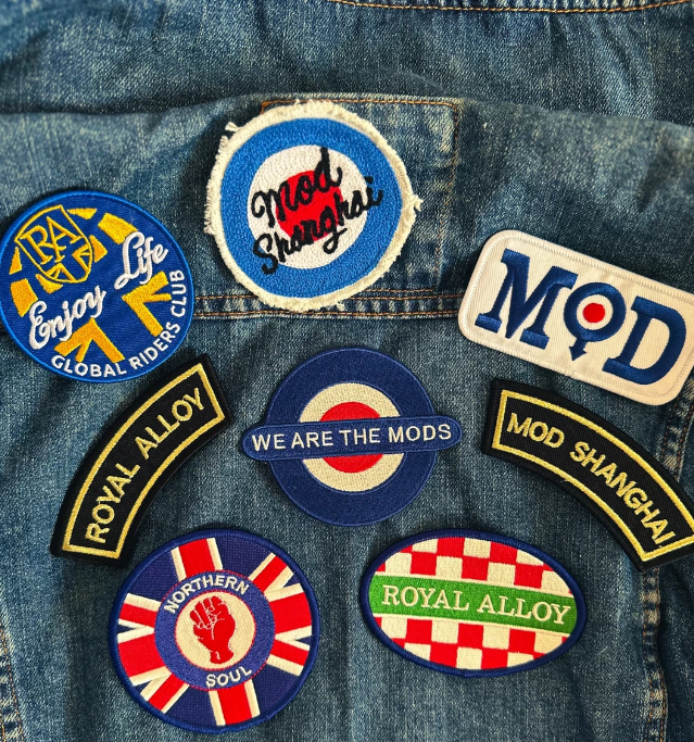 How to apply iron on patches for apparel production lines?