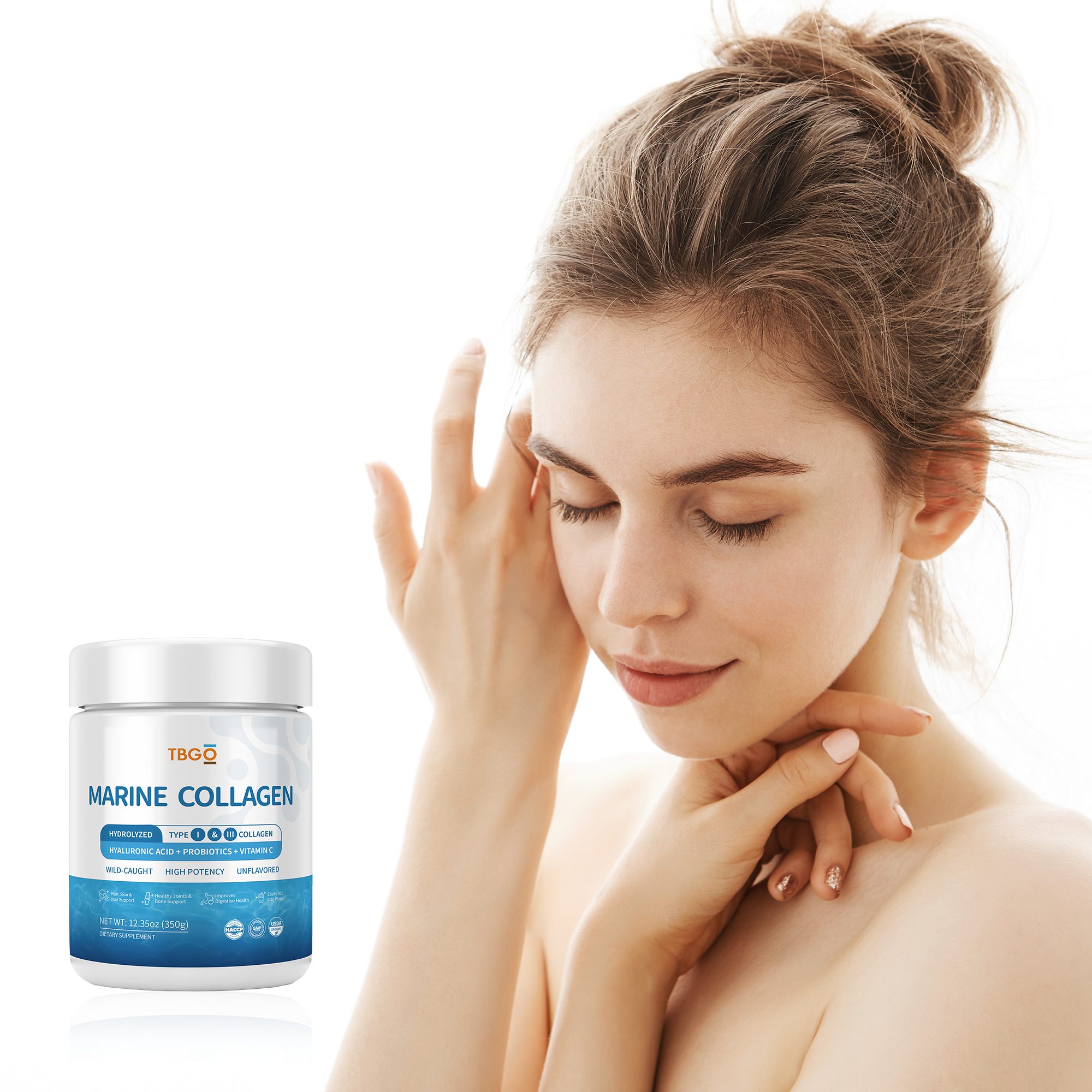 Cómo el polvo comestible de péptidos de colágeno marino puede mejorar la salud de tu piel