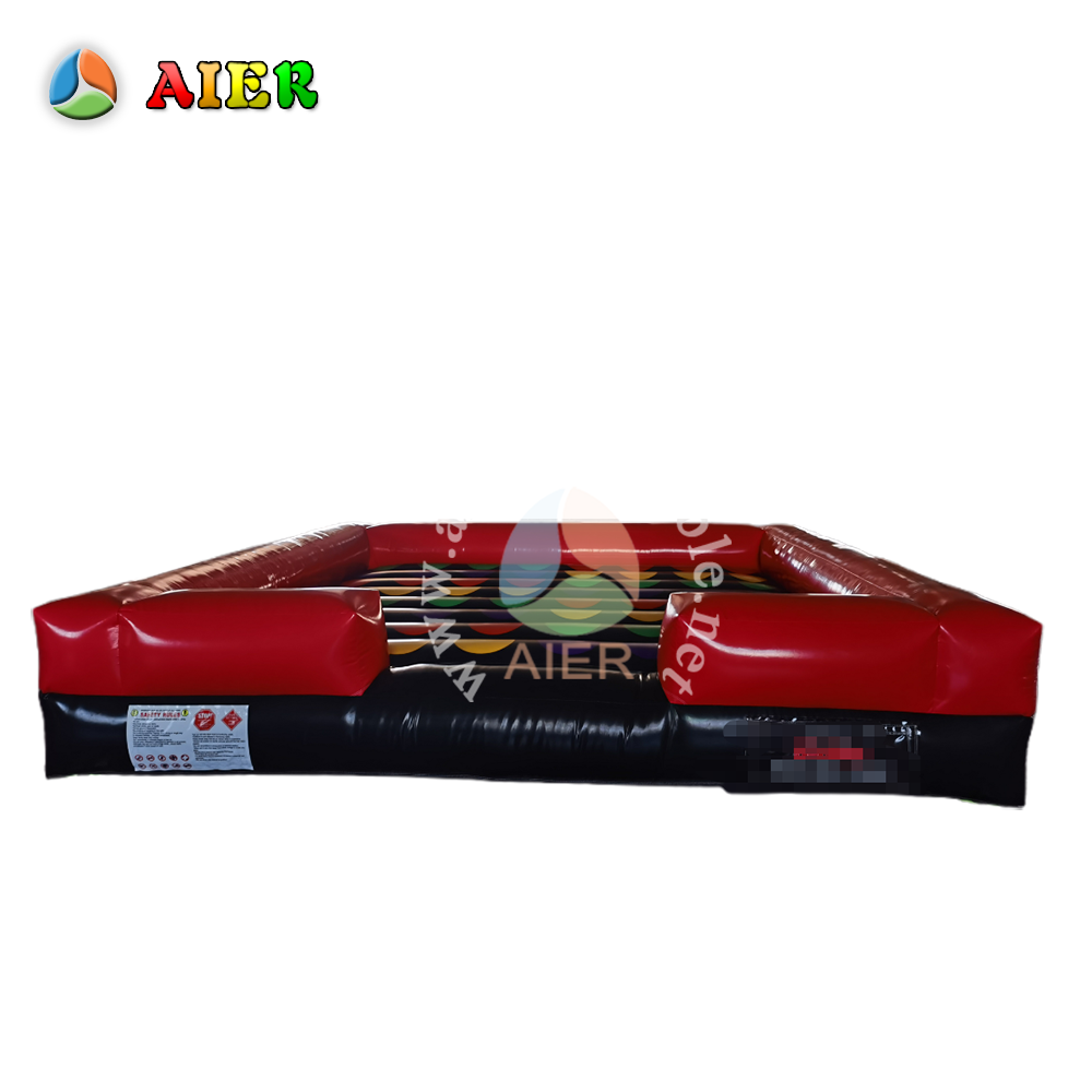 Commercial Black & Red Inflatable Jumping Game Equipment