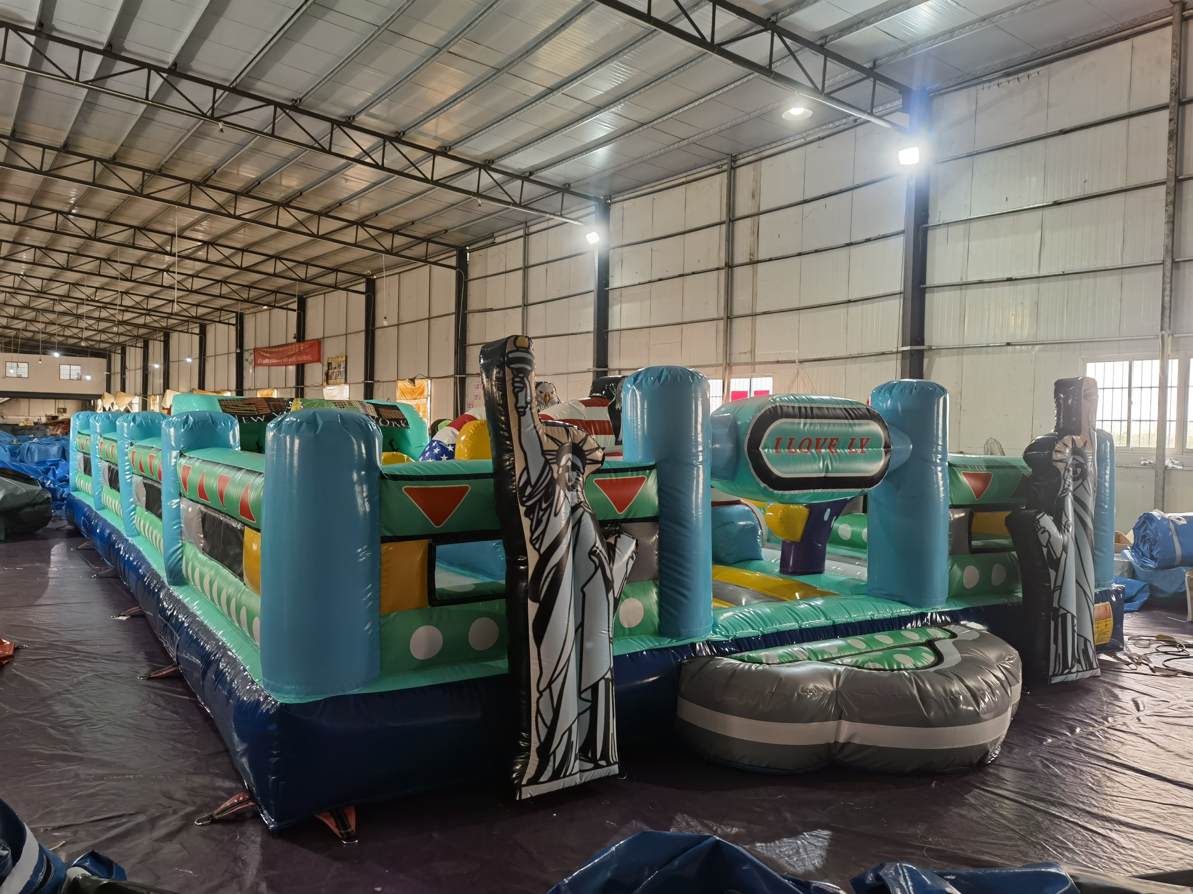 Commercial NYC Landmark Inflatable Kids’ Play Park for Event & Tourist Rentals