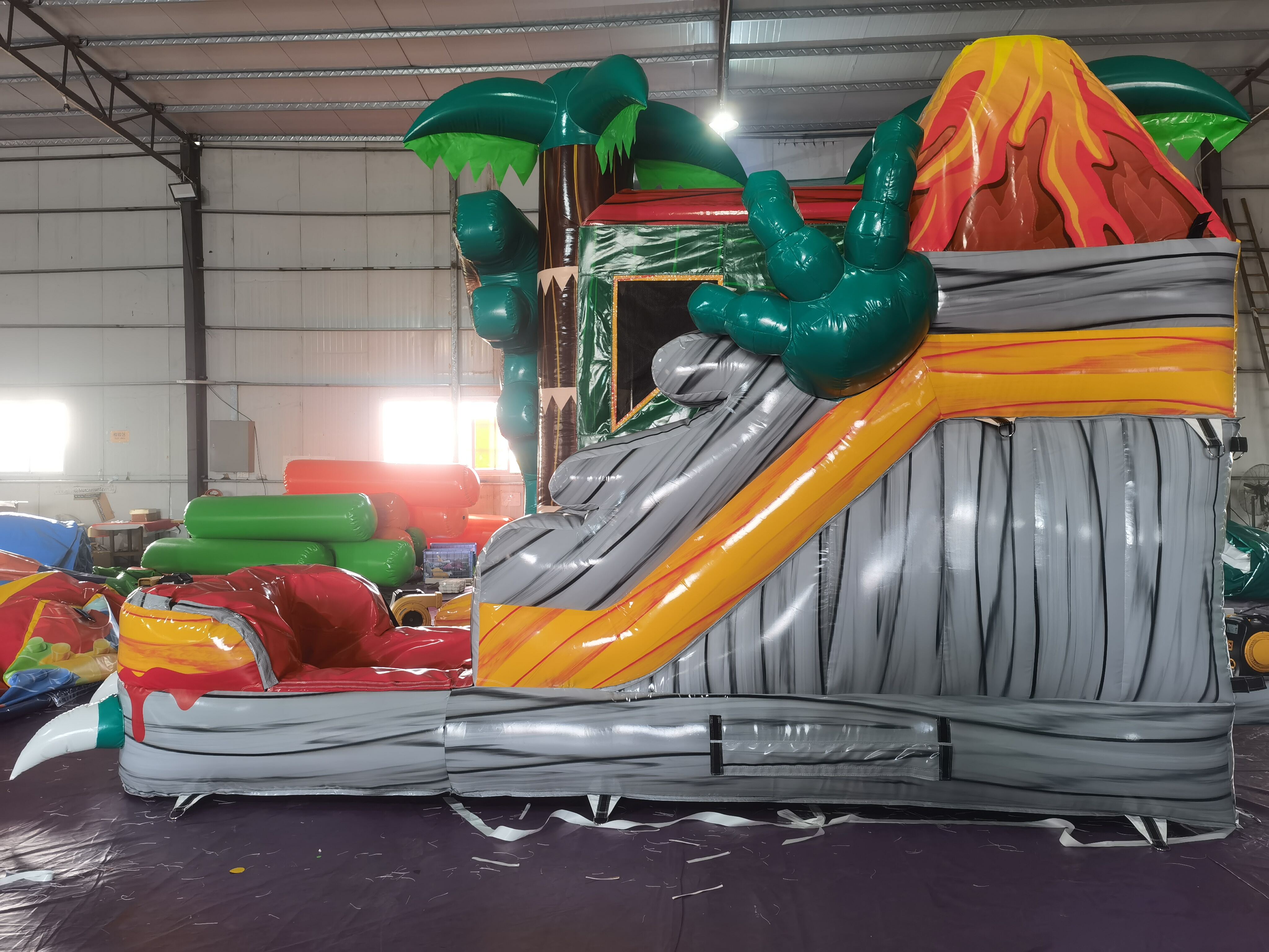 Jurassic Volcano Dino Inflatable Combo for Kids’ Dinosaur Adventure Parties