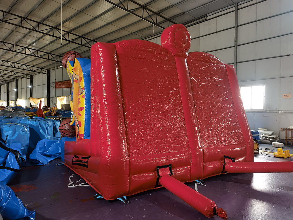 Dual-Hoop Competitive Basketball Inflatable Challenge Game