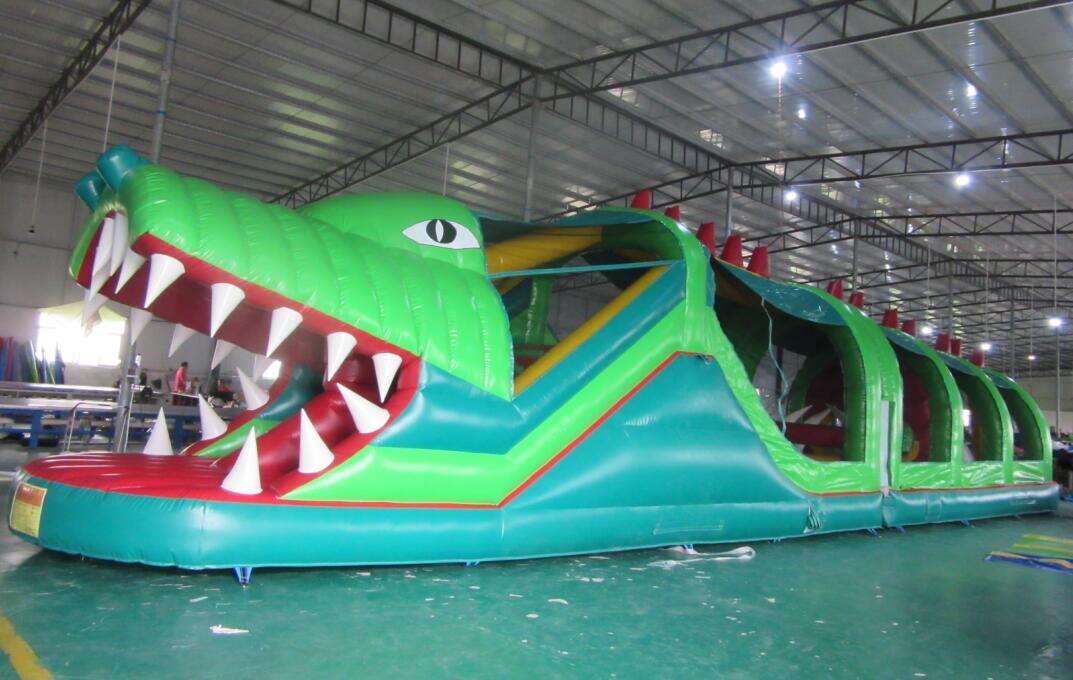 Crocodile Inflatable Obstacle Course: From Factory Floor to Festival Fun
