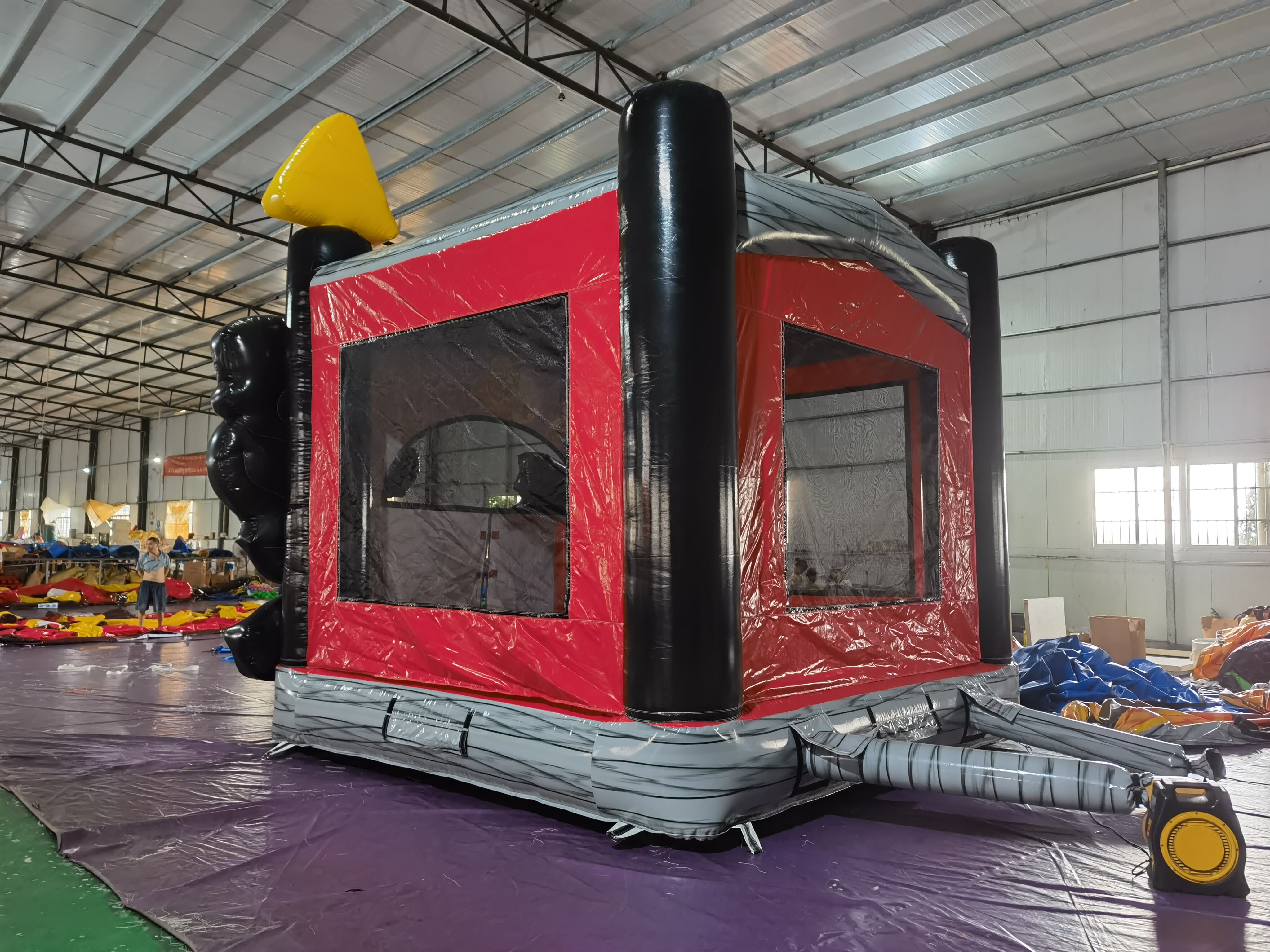 4M Zombie Themed Inflatable Bounce House for Halloween Parties & Spooky Gatherings