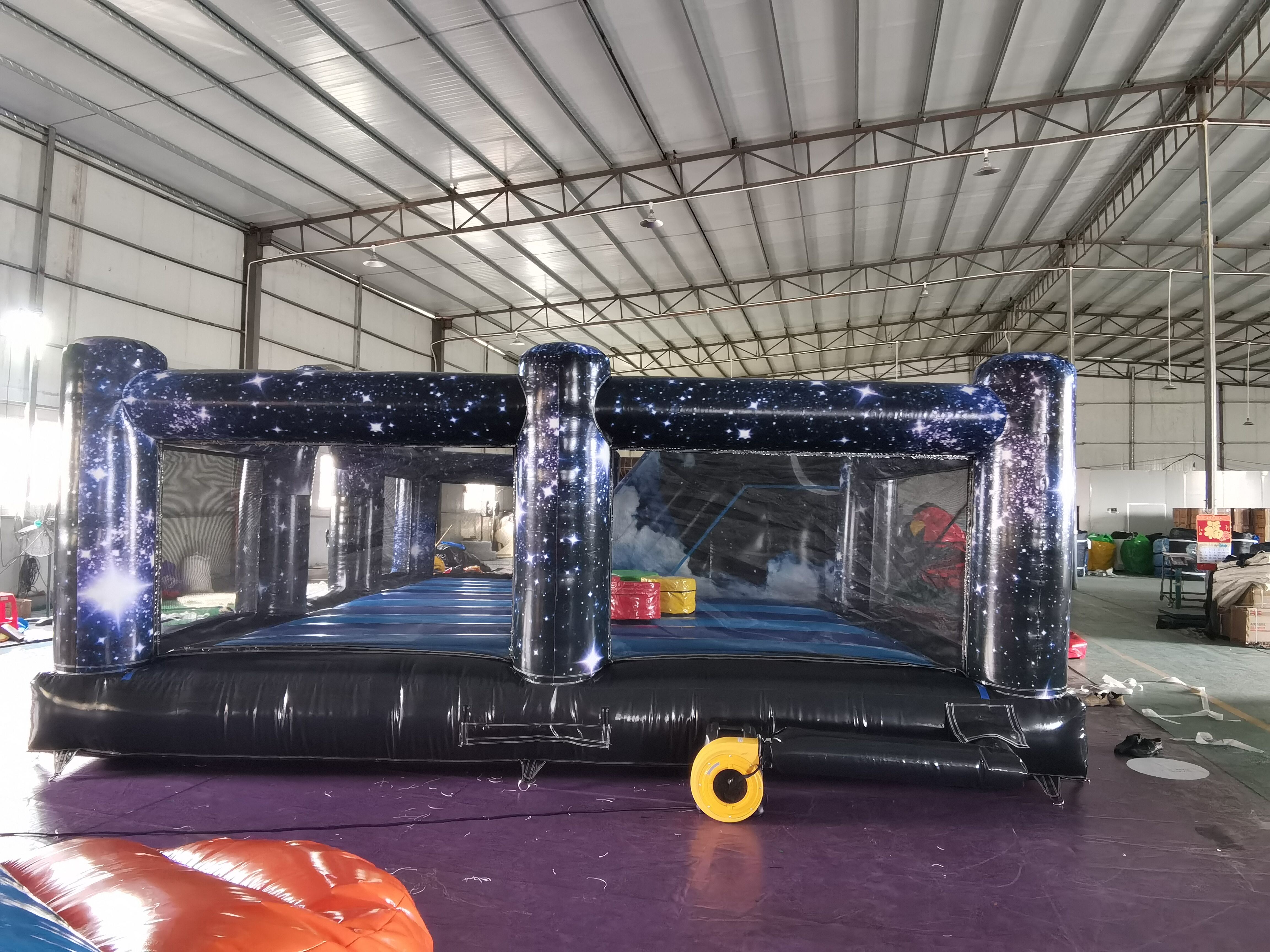 Commercial Grade Starry Sky Inflatable Play Park Wholesale - Heavy Duty Cosmic Bounce House for Event Rentals