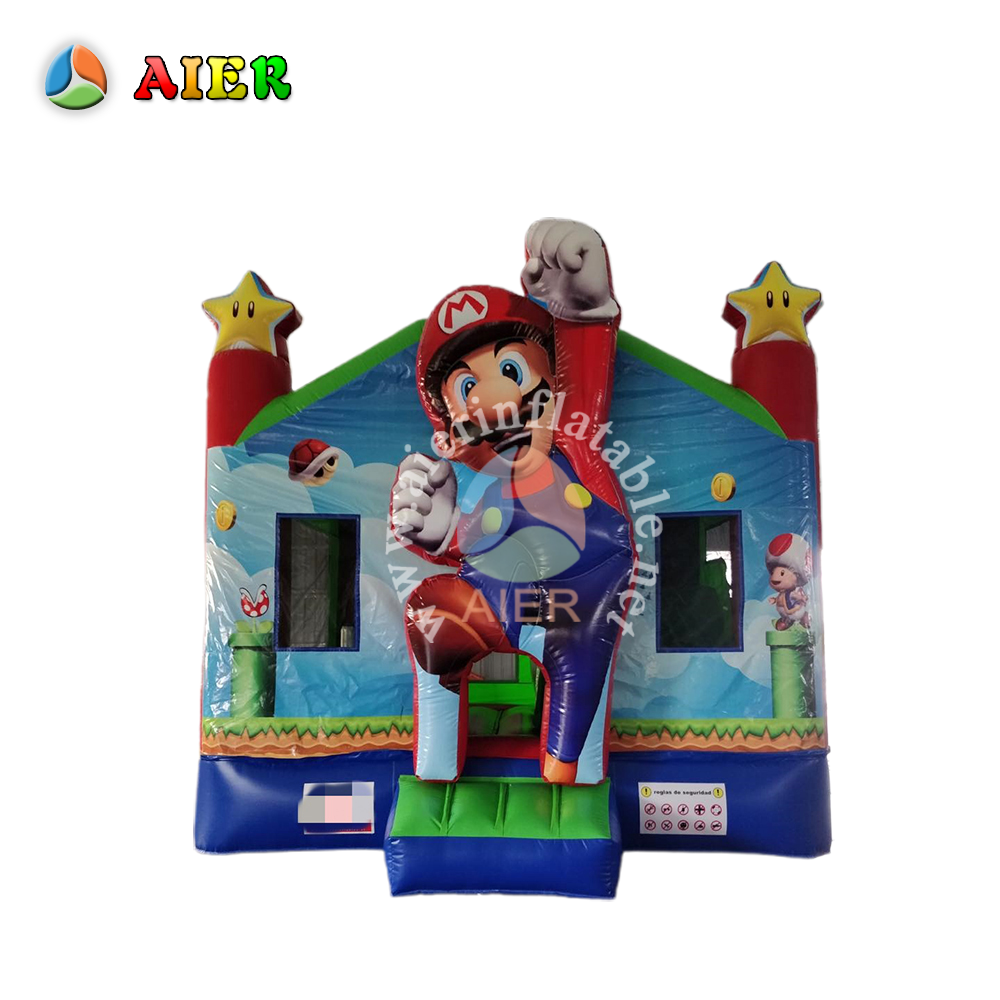 Commercial Super Mario Inflatable Bounce House for Party & Event Rentals