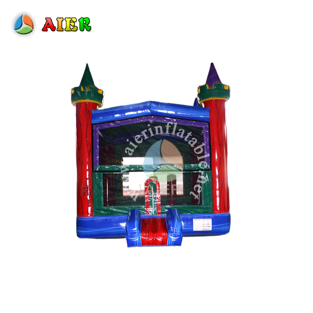 In-Stock Multi-Color Iridescent Inflatable Bounce Bed - Backyard Rainbow Party & Kids’ Magical Playtime Toy