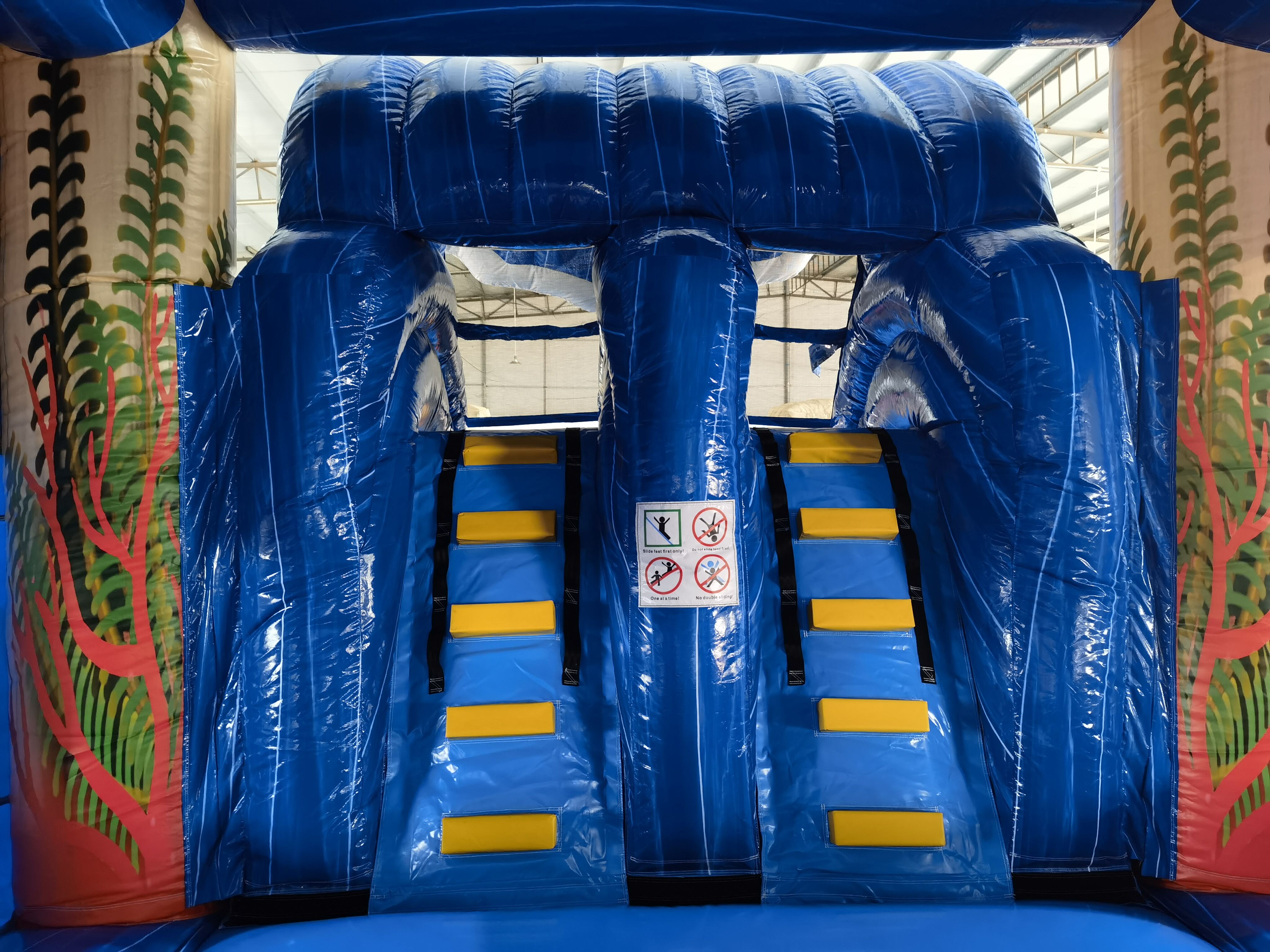 Commercial Shark Attack Underwater Inflatable Slide Combo for Party & Summer Rentals