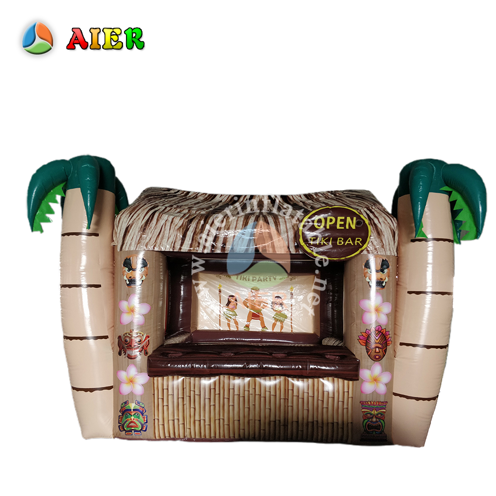 Bar inflable comercial con temática de selva