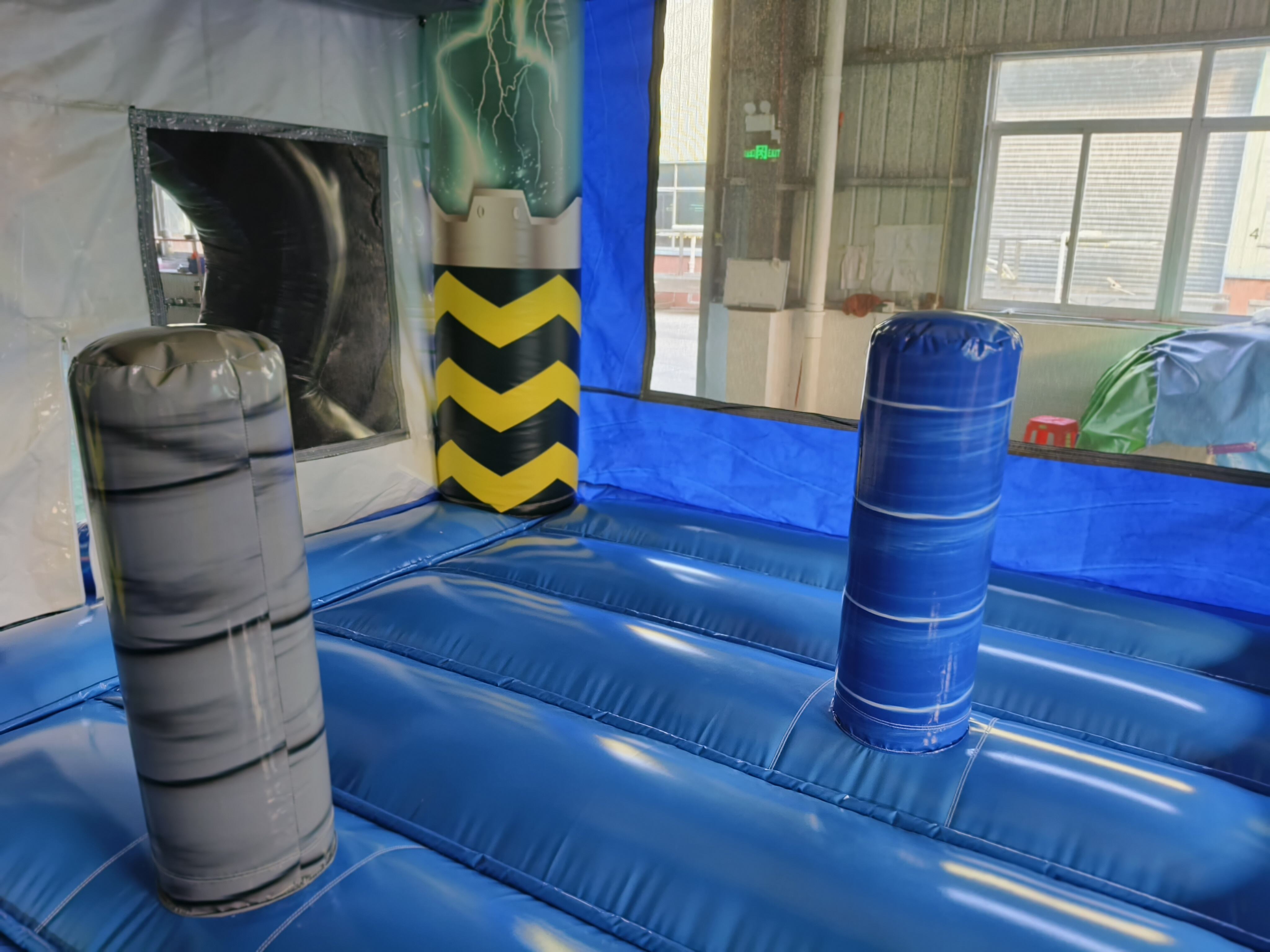 Family-Friendly Mecha Robot Inflatable Bounce House for Backyard Sci-Fi Play