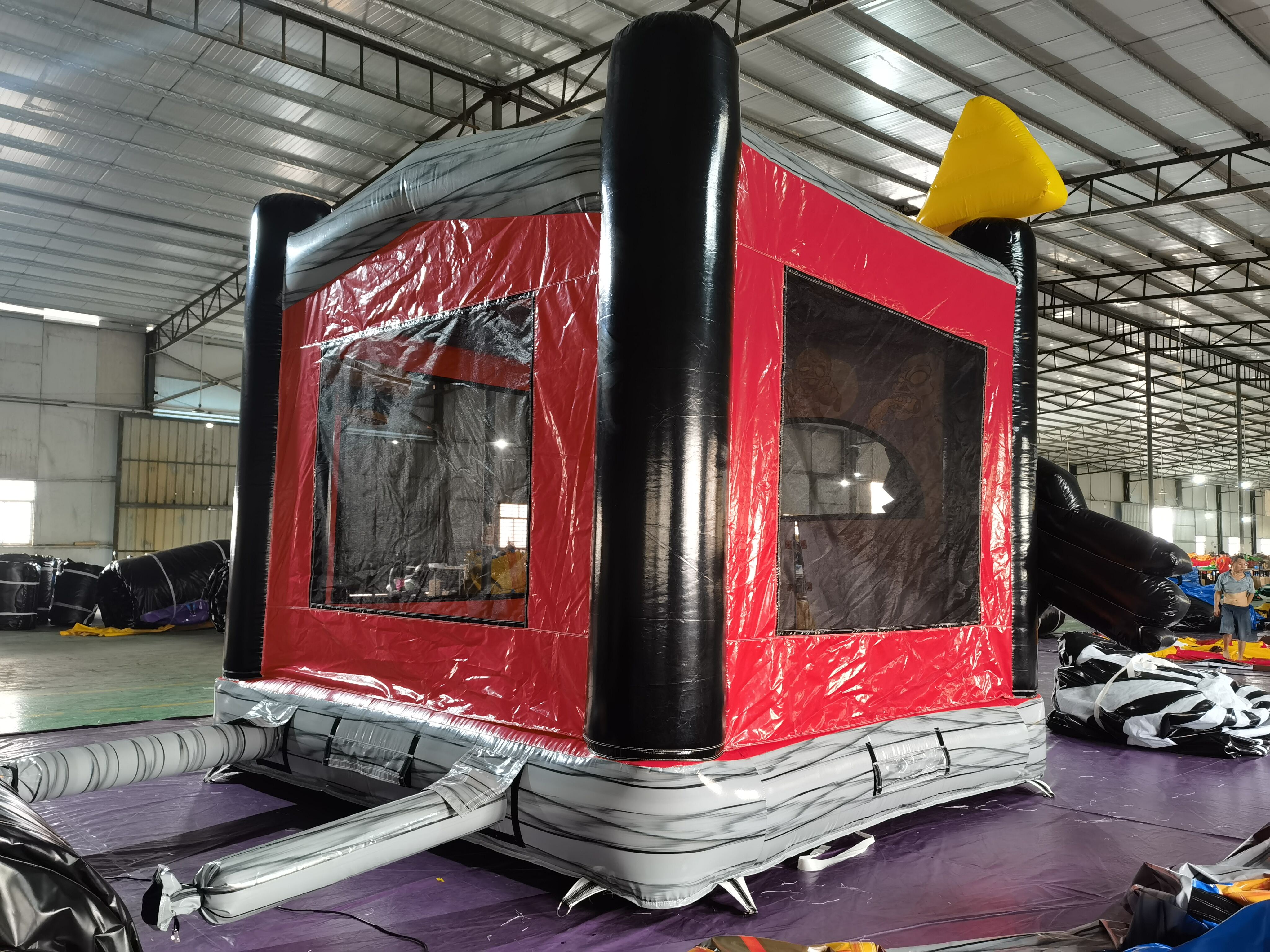 4M Zombie Themed Inflatable Bounce House for Halloween Parties & Spooky Gatherings