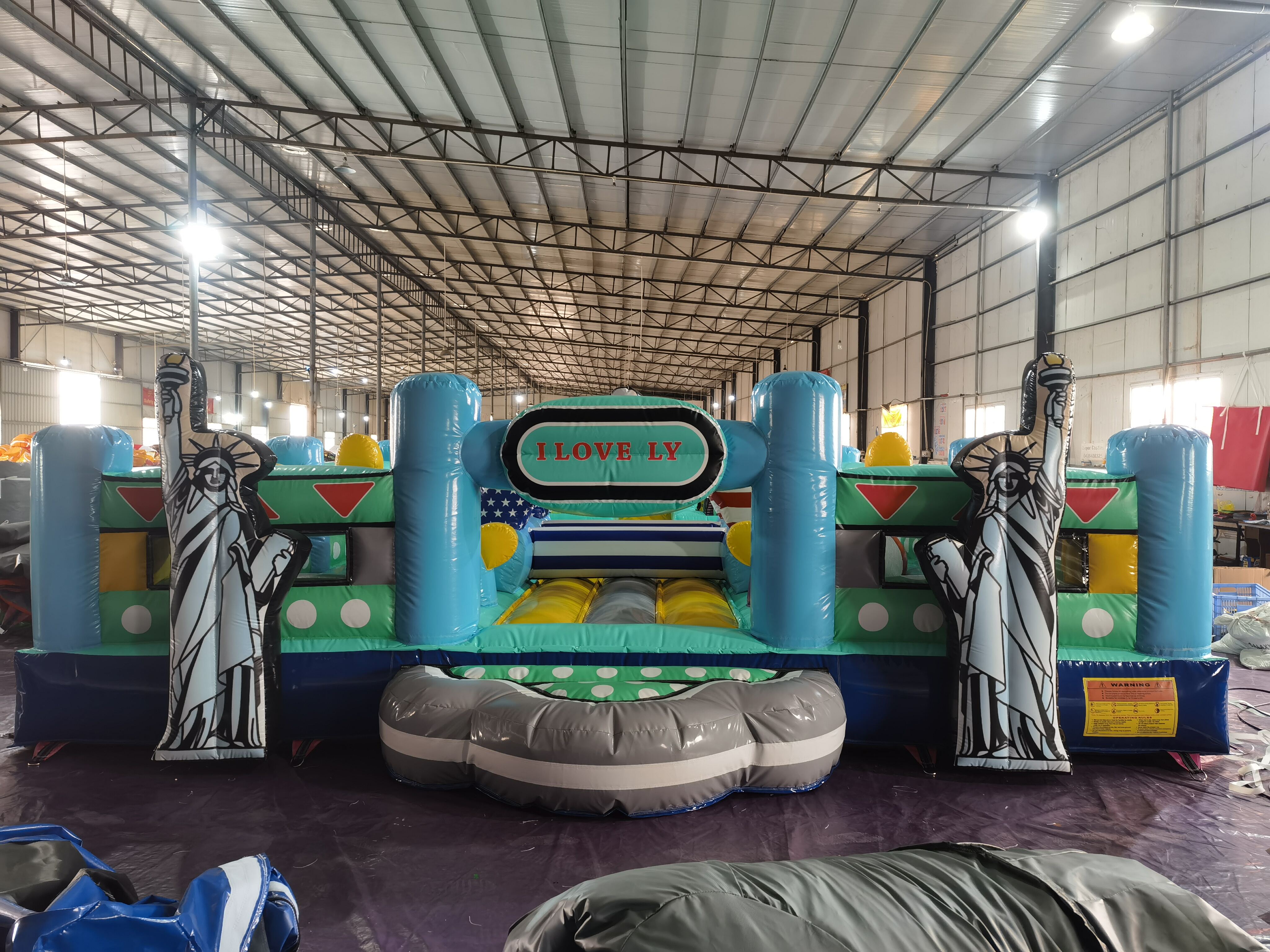 Commercial NYC Landmark Inflatable Kids’ Play Park for Event & Tourist Rentals