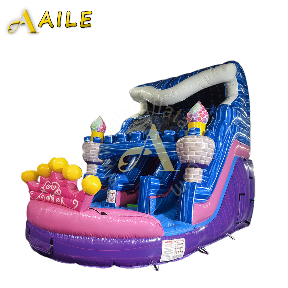 L507 Cute Pink Mini Small Inflatable Slide For Girls