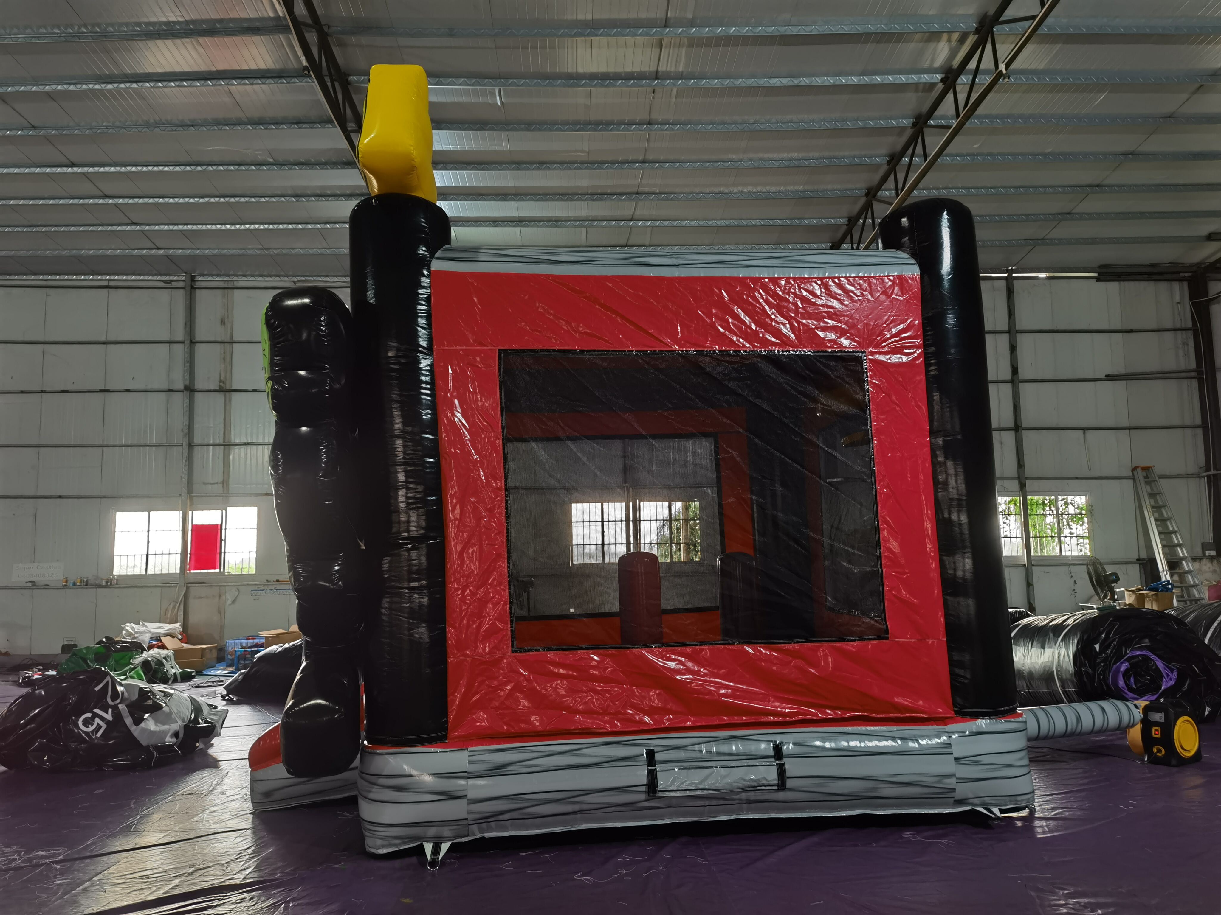 4M Zombie Themed Inflatable Bounce House for Halloween Parties & Spooky Gatherings